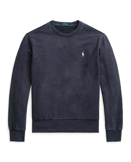 Sudadera de hombre de algodón con cuello redondo