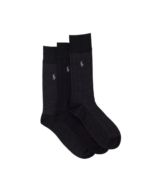 Pack de 3 pares de calcetines de hombre cortos estampados