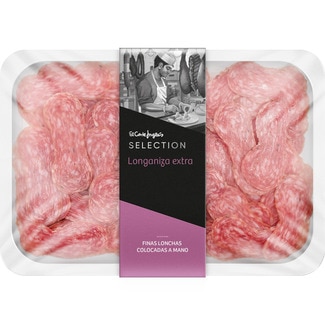 EL CORTE INGLES SELECTION longaniza extra finas lonchas colocadas a mano Behälter 150 g
