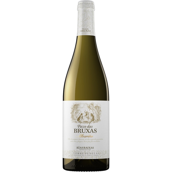 vino blanco albariño DO Rías Baixas botella 75 cl - Pazo Das Bruxas