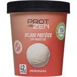 Proteineis mit Probiotika in Baiser-Geschmack zuckerarm und fettarm Becher 460 ml