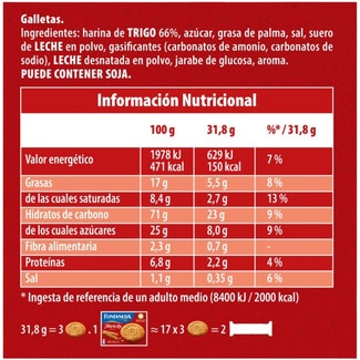 Marie Lu Original galletas de desayuno paquete 550 g - Fontaneda