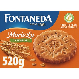 FONTANEDA Marie Lu wholemeal biscuits with fibre and cereals box 520 g
