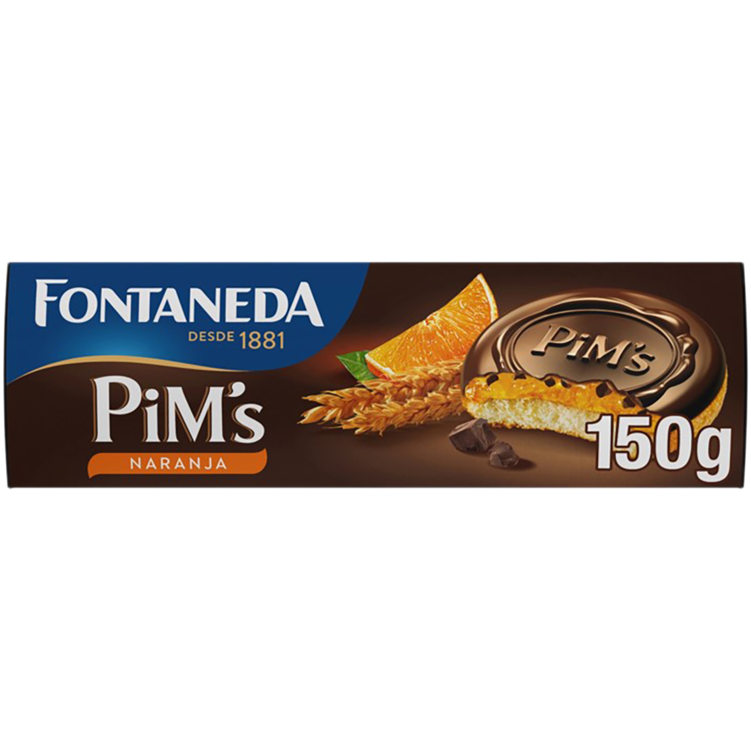 medallones de galleta rellenos de naranja