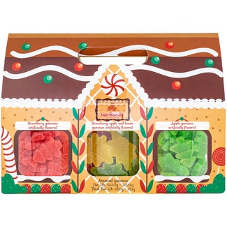 WONKANDY Sortiment Gummibonbons mit Weihnachtsmotiven Karton 480 g