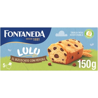 FONTANEDA Teilchen mit Schoko-Chips, 5 Stück, einzeln verpackt Paket 150 g