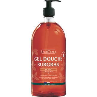 BEAUTERRA gel de ducha con aceite de monoï dosificador 1 l