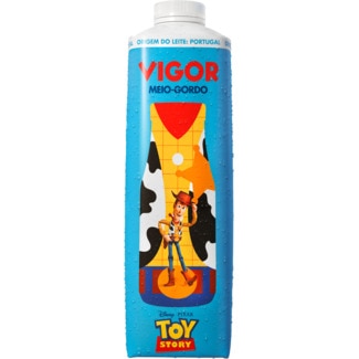 Vigor Leite Fresco Meio Gordo embalagem 1 L