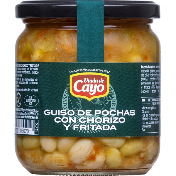 pocha bean stew with chorizo and ratatouille gluten-free flask 345 drained weight g