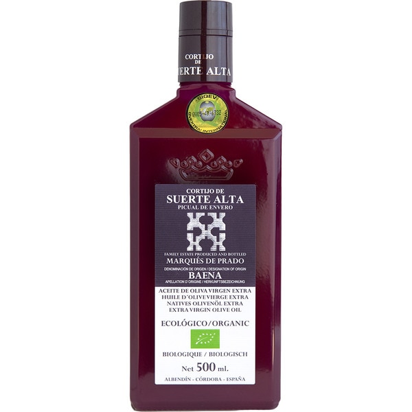 precios Cortijo De Suerte Alta Aceite De Oliva Virgen Extra Ecológico Picual Envero Dop Baena Botella 500 Ml en Hipercor