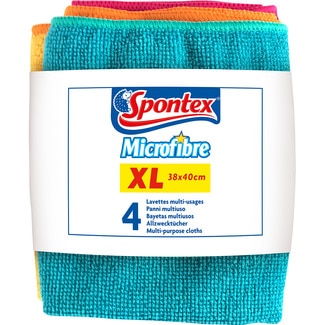 SPONTEX bayetas multiusos XL 38x40 Paket 4 Einheiten