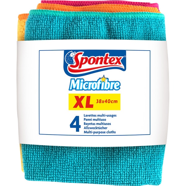 bayetas multiusos XL 38x40 Paket 4 Einheiten