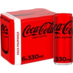 Refrigerante com Gás Zero Açúcar Pack 6 lata 33 cl