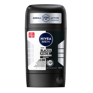 Nivea Desodorizante Nivea Men Stick Black&White embalagem 50 ml
