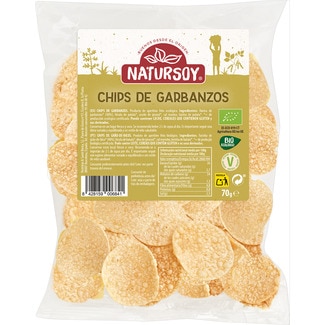 NATURSOY chips de garbanzos ecológicos bolsa 70 g