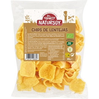 NATURSOY chips de lentejas ecológicos bolsa 60 g