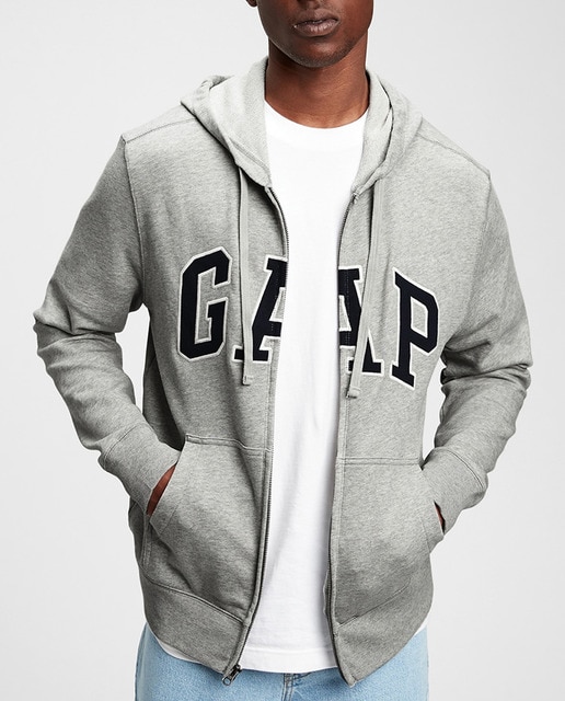 Chaqueta deportiva de hombre azul marino con capucha