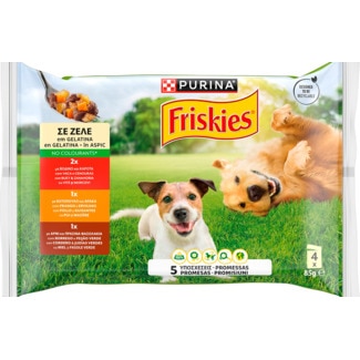 Friskies Alimento Húmido para Cão sabor Frango 4 unidades embalagem 85 g