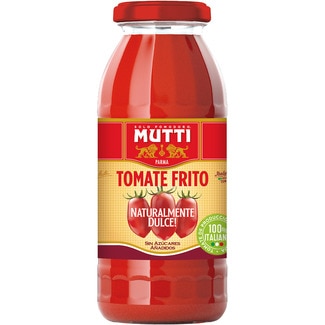 MUTTI tomate frito 100% italiano naturalmente dulce sin azúcares añadidos frasco 300 g