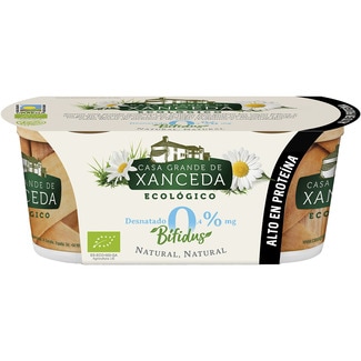 CASA GRANDE DE XANCEDA Fettarmer Bio-Bifidus Natur 0,4% Fett 2er-Pack Einheiten 125 g