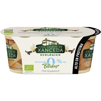 CASA GRANDE DE XANCEDA fettarmer Bio-Bifidus mit Vanille 0,3 Fett glutenfrei 2er-Pack Einheiten 125 g