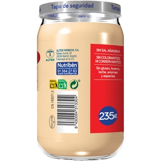 Potitos tarrito tomates, patatitas y ternera sin almidones desde 6 meses tarro 235 g - Nutriben