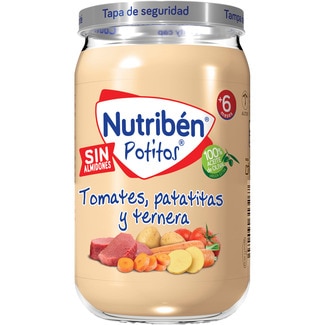 NUTRIBEN Potitos starch-free jar of tomatoes, potatoes and beef for 6+ months jar 235 g
