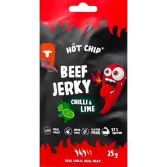 Hot Chip Snack Jerry Chilly e Lima embalagem 25 g