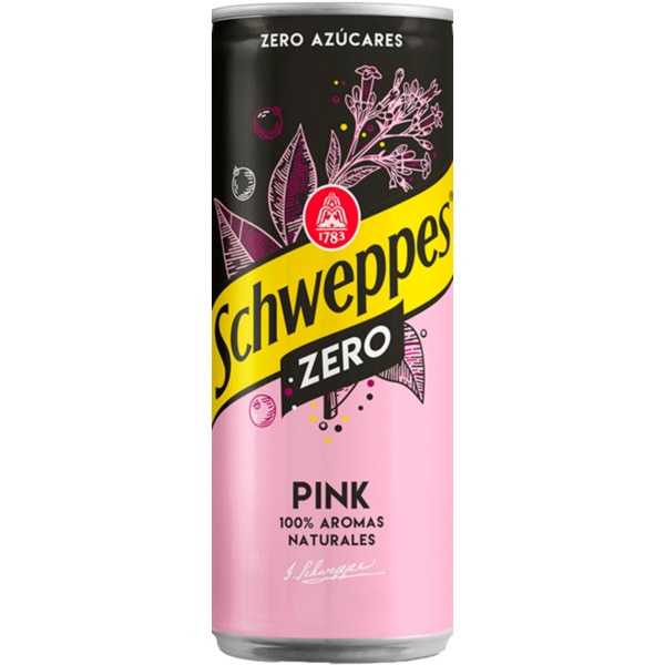 Água Tónica Pink Zero lata 33 cl