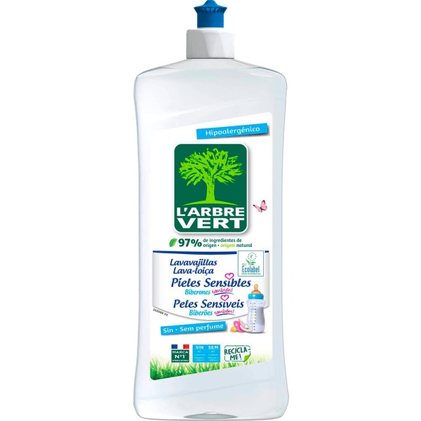 Detergente Ecologico Peles Sensiveis embalagem 750 ml