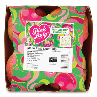 Maça Pink Lady Biológica em Cuvete embalagem 700 g