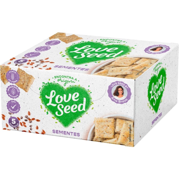 Crackers Sementes embalagem 150 g