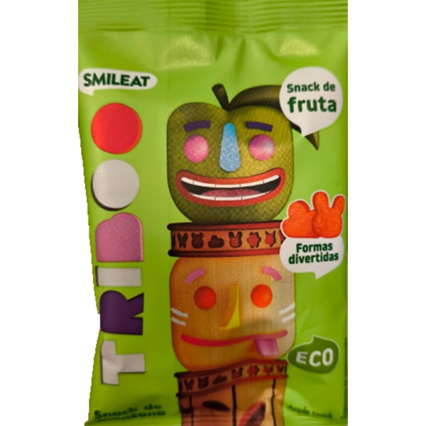 Snack de Maça Sminolas Bio embalagem 25 g