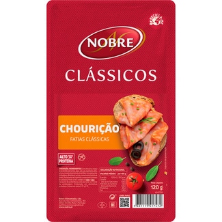 Nobre Chourição Fatiado unidade 120 g