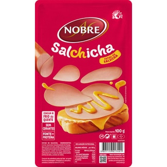 Nobre Salsicha Fatiada unidade 100 g