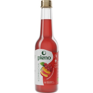 Pleno Chá Fermentado Kombucha de Manga e Groselha embalagem 250 ml