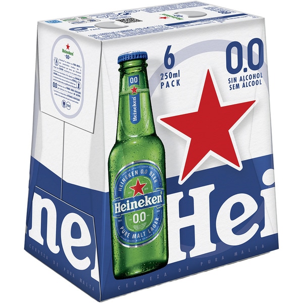 Helles holländisches Lagerbier alkoholfrei 6er-Pack Flaschen 25 cl