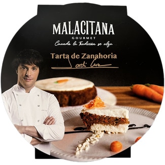 MALACITANA tarta de zanahoria gourmet envase 400 g
