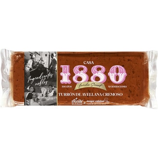 1880 Ingredientes Nobles creamy hazelnut nougat gluten-free tablet 230 g