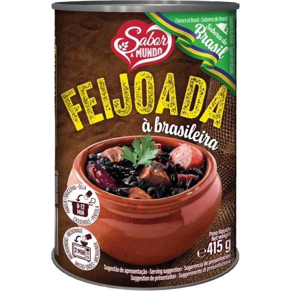 Feijoada Pronta Brasileira lata 415 g