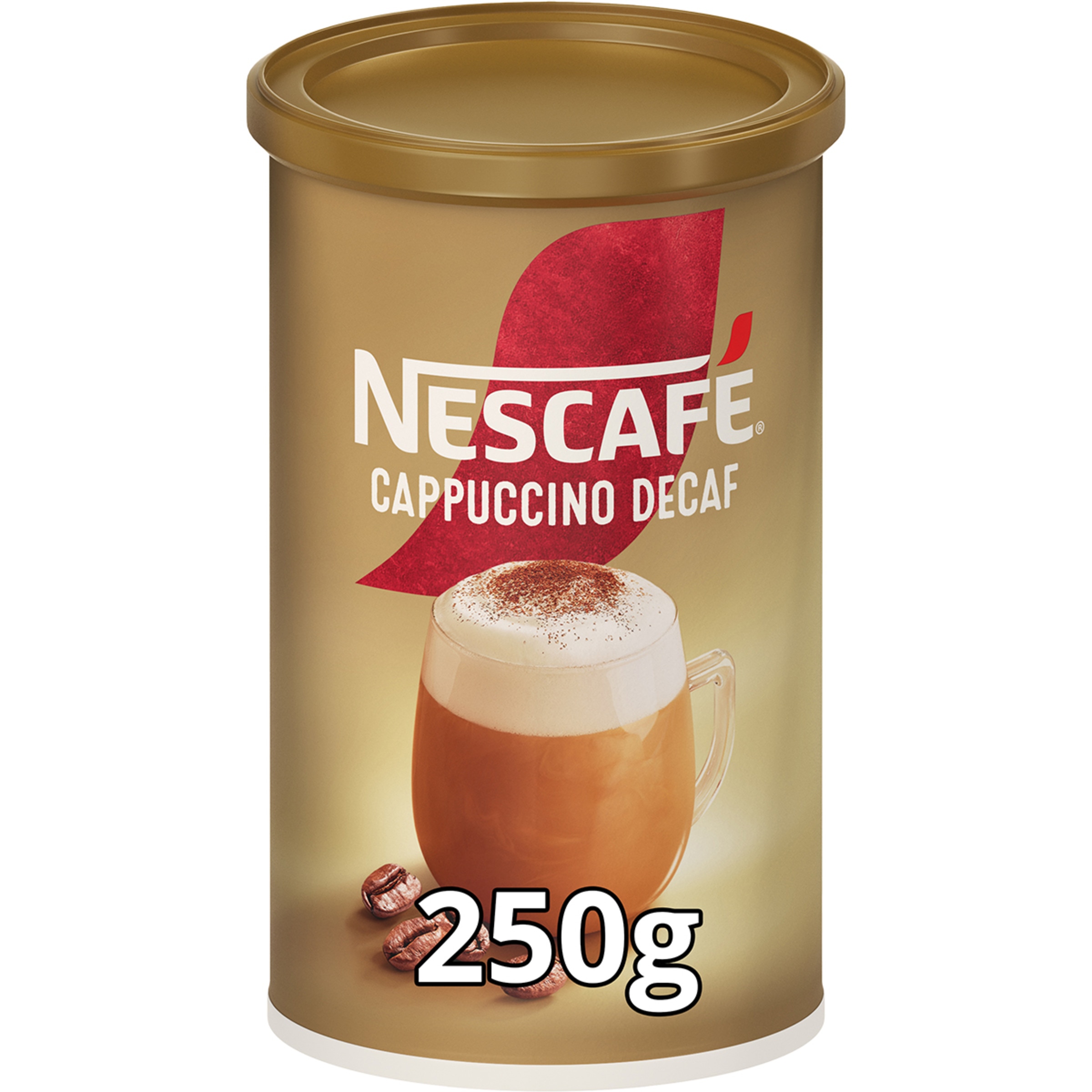 Cappuccino café soluble descafeinado