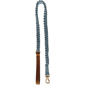 FRED&RITA blue leather crochet dog lead each 1