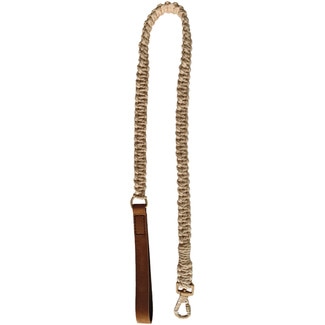 FRED&RITA beige leather crochet dog lead each 1
