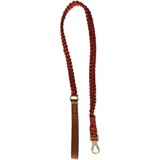 FRED&RITA russet leather crochet dog lead each 1