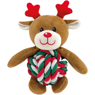 FRED&RITA peluche pelota de cuerda renol para perros 20 cm 1 unidad