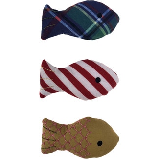 FRED&RITA juguete para gatos set de peces colección Mckenzie 6 cm