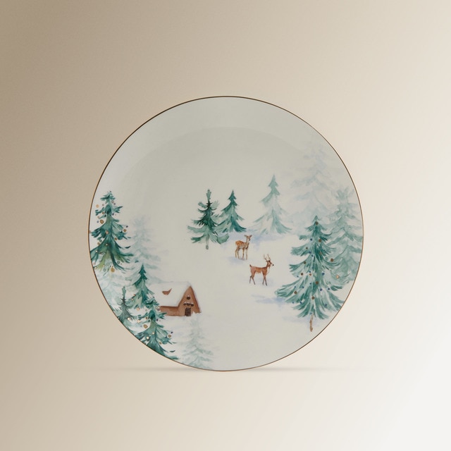 Plato llano Polo Norte Navidad El Corte Inglés