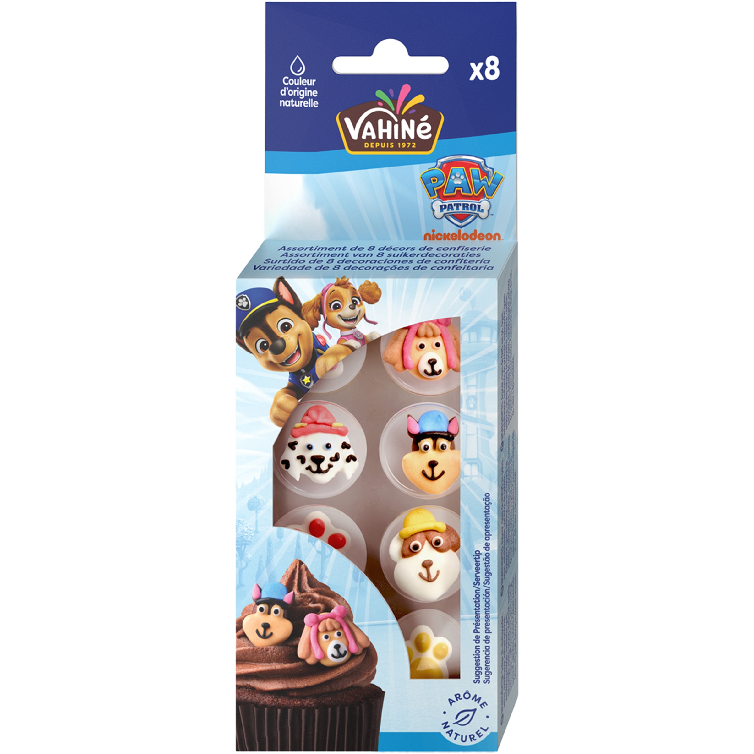 decoración para postres Paw Patrol