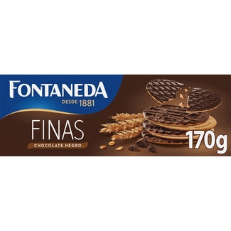 FONTANEDA Digestives Feine Kekse mit dunkler Schokolade Karton 170 g
