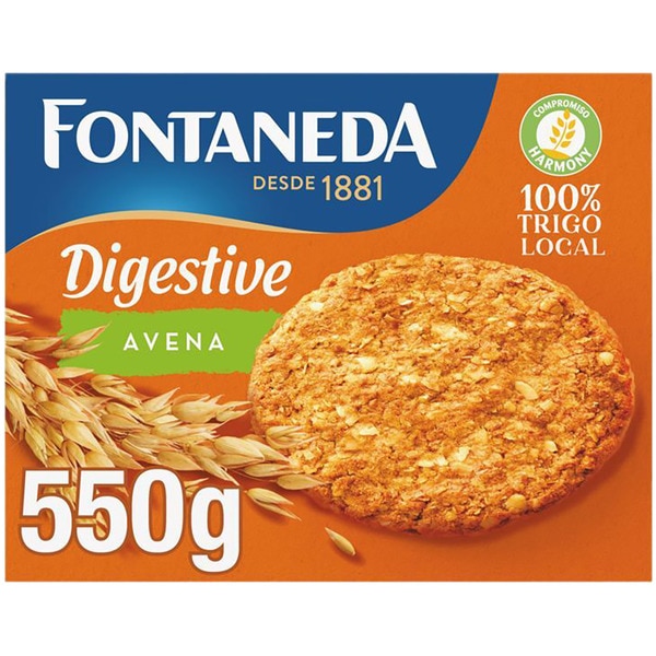 Oat digestive biscuits case 550 g